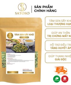 Trà tâm sen sấy khô Satoso thanh nhiệt, lương huyết, dưỡng tâm, an thần - Ảnh 6