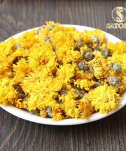 Trà hoa cúc vàng sấy nguyên bông Satoso - Ảnh 4
