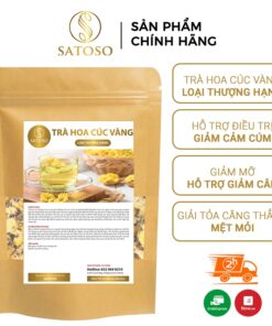 Trà hoa cúc vàng sấy nguyên bông Satoso - Ảnh 9