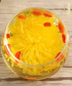 Trà hoa cúc vàng sấy nguyên bông Satoso - Ảnh 8