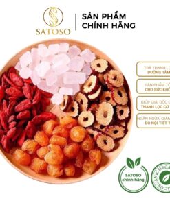 Trà thanh lọc dưỡng tâm Satoso hỗ trợ làm đẹp da và giảm mụn - Ảnh 3