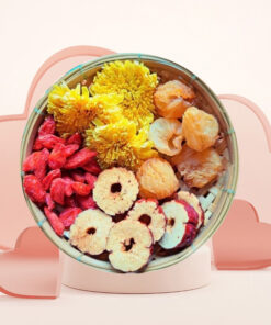 Trà hoa cúc mix kỷ tử, long nhãn, táo đỏ hỗ trợ làm mát gan, thanh lọc cơ thể - Ảnh 2