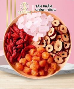 Trà thanh lọc dưỡng tâm Satoso hỗ trợ làm đẹp da và giảm mụn
