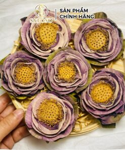 Trà hoa sen nguyên bông Satoso giúp giảm căng thẳng, cải thiện tuần hoàn máu