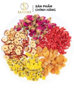 Trà hoa Cúc ngũ vị Satoso hỗ trợ giảm mệt mỏi và suy nhược cơ thể