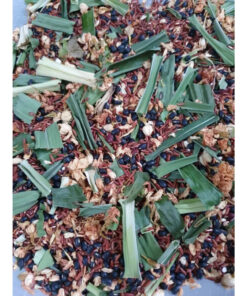 Trà gạo lứt lá dứa (lá nếp) mix đậu đen, đậu đỏ, hoa nhài Satoso - Ảnh 4