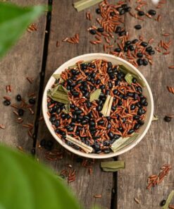 Trà gạo lứt lá dứa (lá nếp) mix đậu đen, đậu đỏ, hoa nhài Satoso - Ảnh 3
