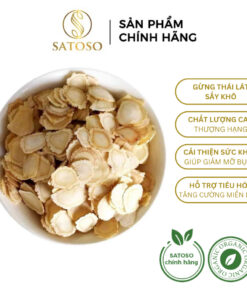Gừng Thái Lát Sấy Khô SATOSO - Ảnh 2