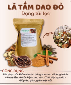 Lá Tắm Dao Đỏ Cho mẹ Sau Sinh Thương Hiệu SATOSO - Ảnh 4