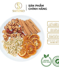 Trà Cam Quế mix táo đỏ, hoa nhài giúp giữ ấm cơ thể, tăng sức đề kháng SATOSO