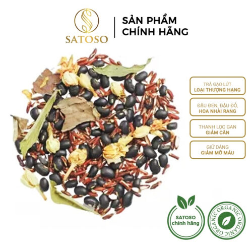 Trà Gạo Lứt Mix Vị SATOSO Rang Sẵn Thơm Ngon, Uống Hằng Ngày