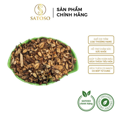 Quế chi tiêm khô thơm sạch làm gia vị có lợi cho sức khỏe SATOSO