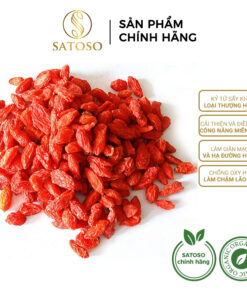 Kỷ Tử Sấy Khô SATOSO Loại Thượng Hạng, Tốt Cho Da, Hỗ Trợ Bồi Bổ Cơ Thể