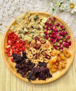 Trà thanh nhiệt thơm ngon SATOSO gồm Atiso, hoa cúc, táo đỏ, hoa hồng, kỷ tử, long nhãn - Ảnh 3