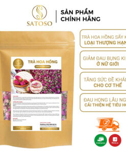 Trà hoa hồng SATASO cao cấp sấy khô làm đẹp da giảm đau bụng kinh ở nữ giới - Ảnh 3