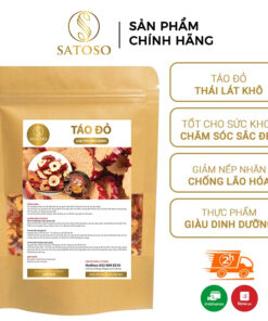Táo Đỏ Thái Lát SATOSO Sấy Khô Bổ Khí Huyết, Làm Đẹp Da, Tốt Cho Sức Khỏe - Ảnh 8