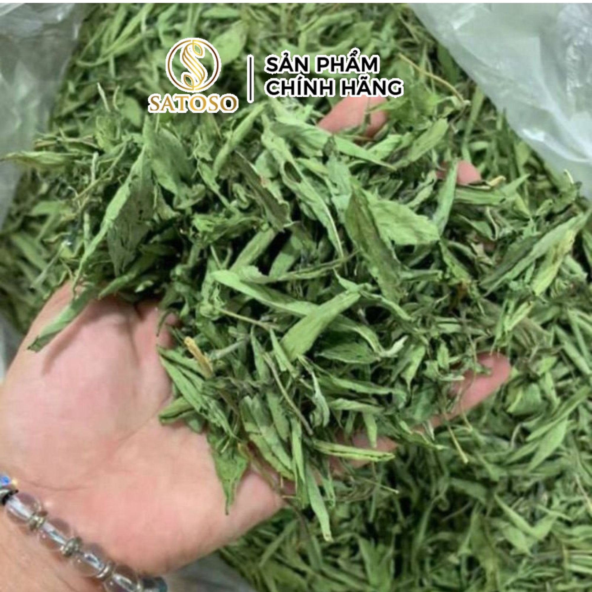 Cỏ Ngọt Nguyên Lá Sấy Khô SATOSO