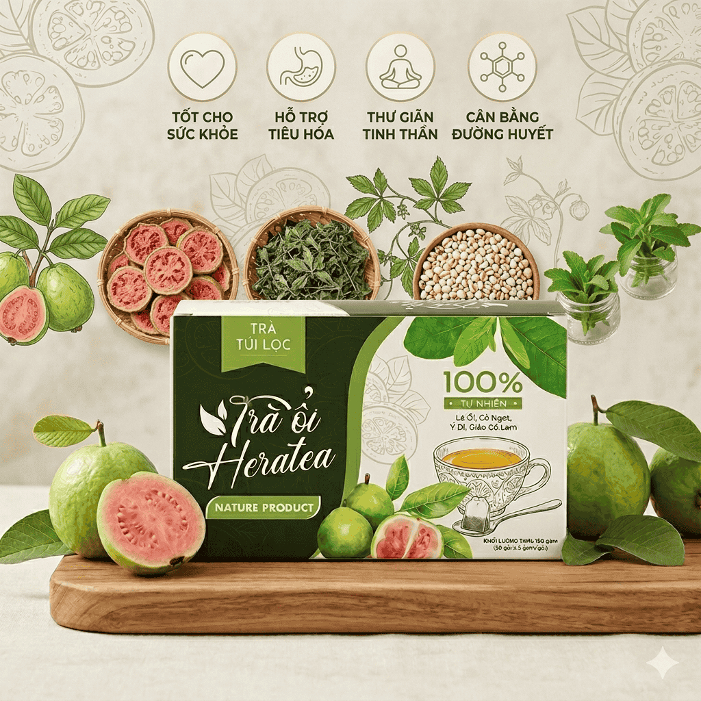 Trà lá ổi non Mộc Tâm - Ảnh 3