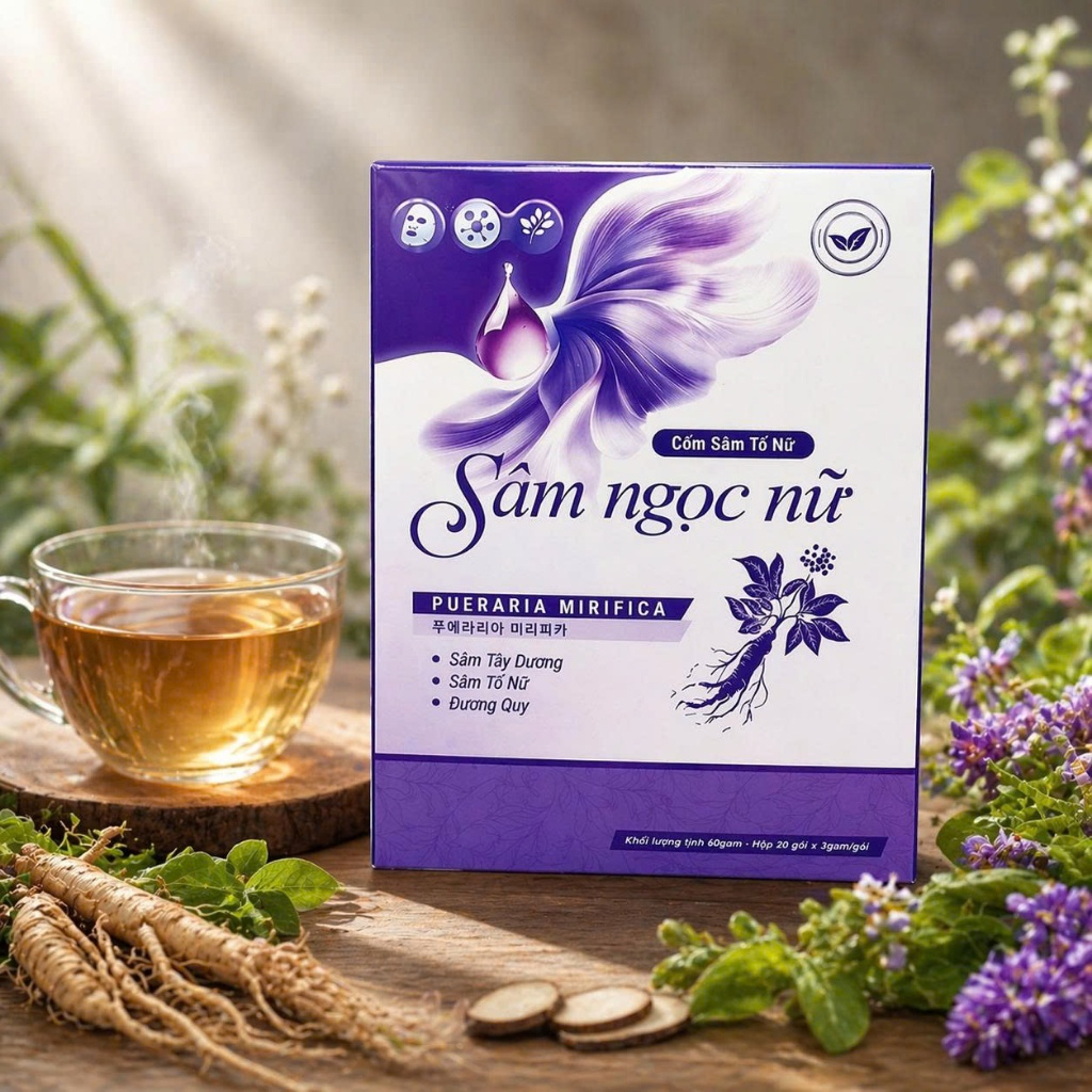 Bột Cốm Sâm Ngọc Nữ Mộc Tâm - Ảnh 3