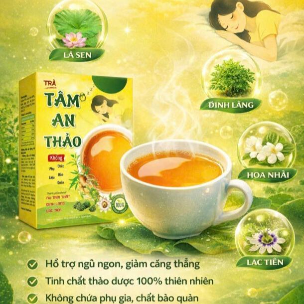 Trà Tâm An Thảo Mộc Tâm - Hỗ Trợ Cải Thiện Chất Lượng Giấc Ngủ - Ảnh 4