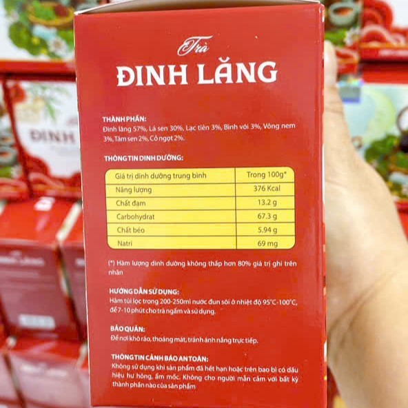 Trà Đinh Lăng túi lọc Mộc Tâm - Ảnh 9