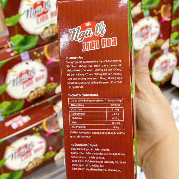 Ngũ cốc Ngũ Vị Liên Hoa Mộc Tâm - Ảnh 4