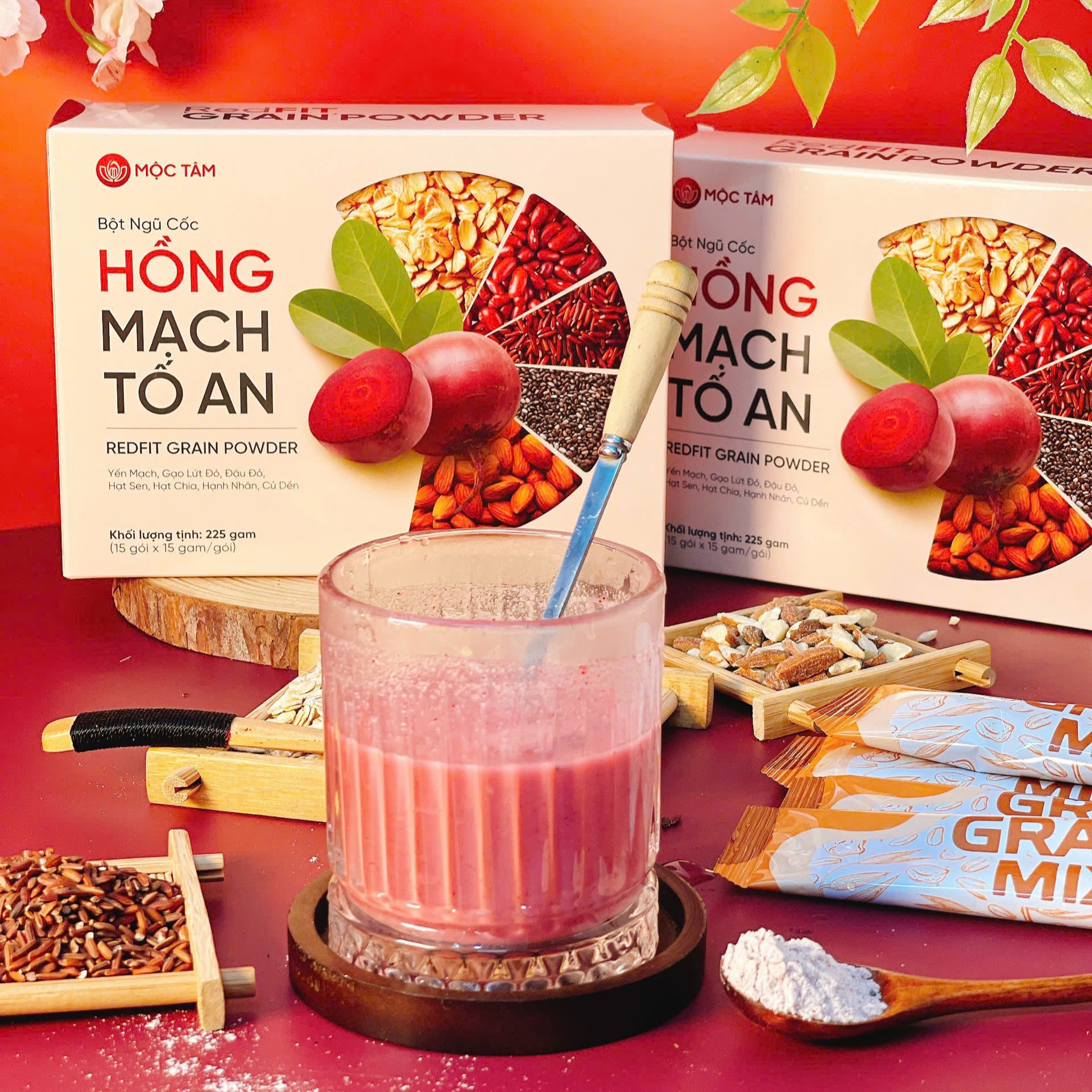 Ngũ Cốc Hồng Mạch Tố An Mộc Tâm - Ảnh 2