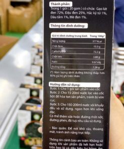 Bột Ngũ Cốc Ngũ Hắc Mộc Tâm - Ảnh 2