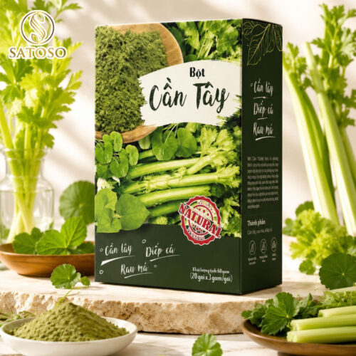 Bột Cần Tây Mộc Tâm - Hỗ Trợ Giữ Dáng, Đẹp Da, Thức Uống Thanh Mát Mỗi Ngày
