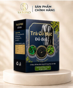 Trà Cỏ Mực Đỗ Đen Túi Lọc Mộc Tâm - Hỗ Trợ Bổ Thận Tráng Dương, Giảm Tiểu Đêm (hôp 30 túi lọc)