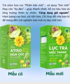 Lục Trà Mộc Thanh (Atiso, Hoa Cúc) Mộc Tâm hỗ trợ thanh lọc cơ thể, giảm nóng trong (hộp 30 túi lọc) - Ảnh 4