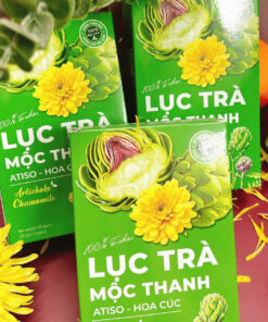 Lục Trà Mộc Thanh (Atiso, Hoa Cúc) Mộc Tâm hỗ trợ thanh lọc cơ thể, giảm nóng trong (hộp 30 túi lọc)