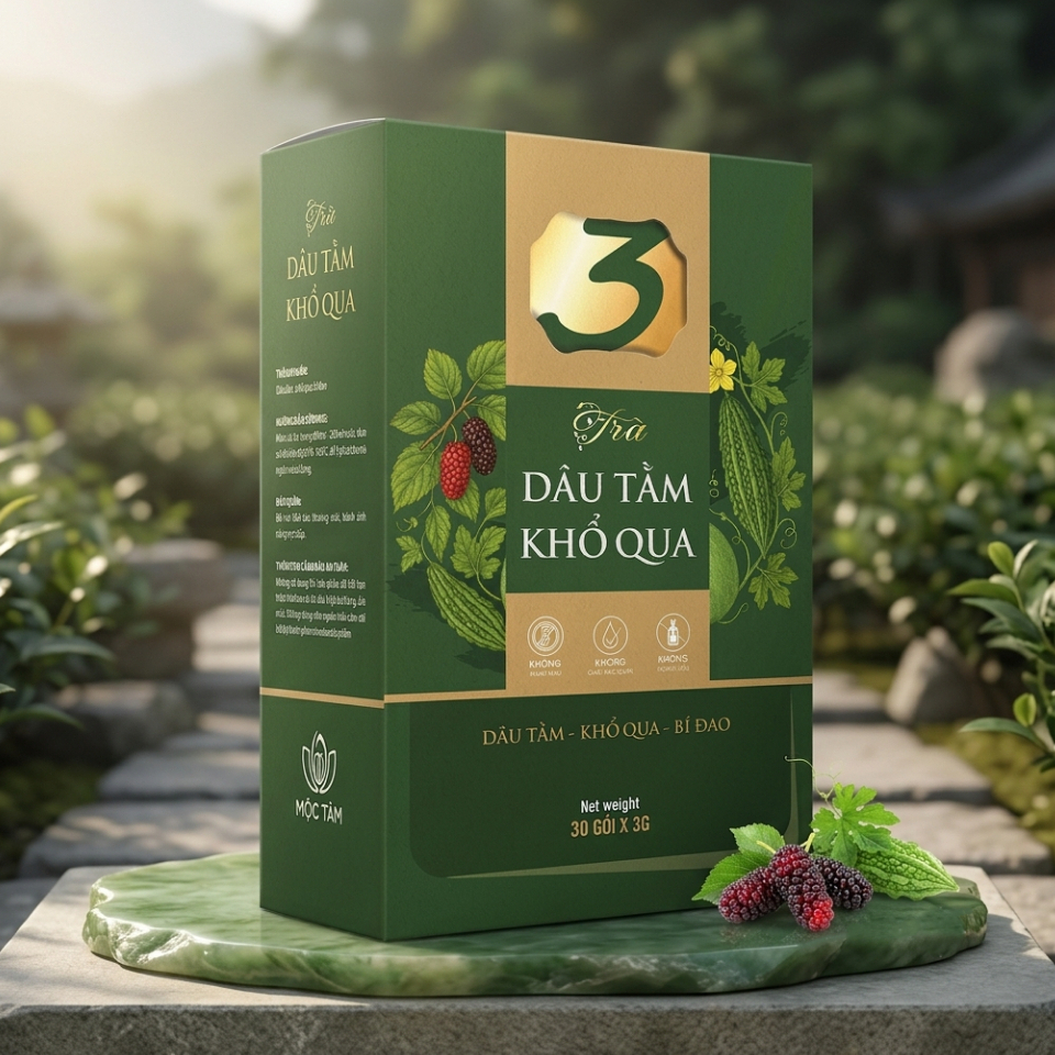 Trà Dâu Tằm Khổ Qua Mộc Tâm - thanh mát, dịu nhẹ, dễ uống túi lọc tiện lợi - Ảnh 2