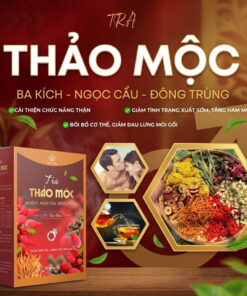 Trà Ba Kích Ngọc Cẩu Đông Trùng Mộc Tâm - trà thảo mộc thanh ngọt, thơm dịu, túi lọc tiện lợi - hộp 30 gói - Ảnh 5