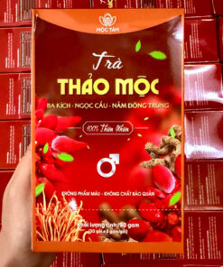Trà Ba Kích Ngọc Cẩu Đông Trùng Mộc Tâm - trà thảo mộc thanh ngọt, thơm dịu, túi lọc tiện lợi - hộp 30 gói - Ảnh 2
