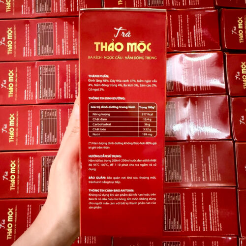 Trà Ba Kích Ngọc Cẩu Đông Trùng Mộc Tâm - trà thảo mộc thanh ngọt, thơm dịu, túi lọc tiện lợi - hộp 30 gói - Ảnh 7