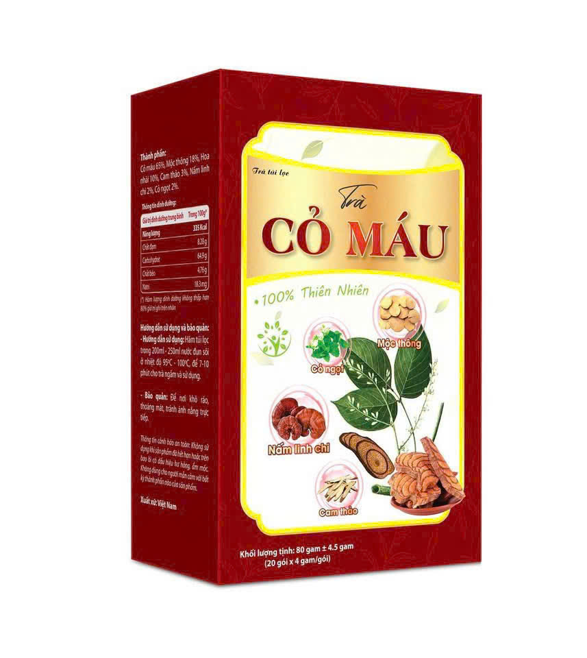 Trà Cỏ Máu Mộc Tâm hỗ trợ bổ khí huyết
