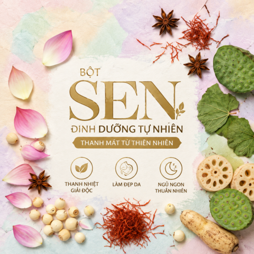 Bột Sen Mộc Tâm - Ảnh 3