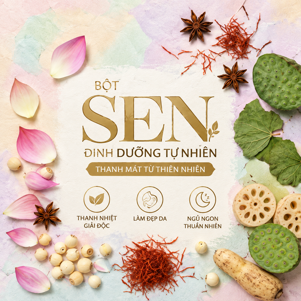 Bột Sen Mộc Tâm - Ảnh 3