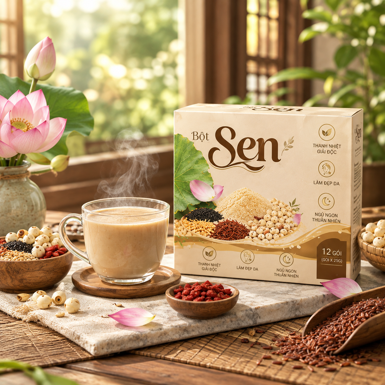 Bột Sen Mộc Tâm - Ảnh 4