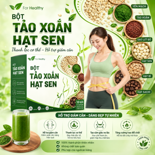 Bột Tảo Xoắn Hạt Sen Mộc Tâm - Ảnh 3