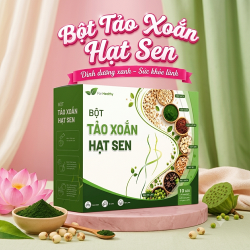 Bột Tảo Xoắn Hạt Sen Mộc Tâm