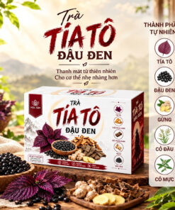 Trà Tía Tô Đậu Đen Mộc Tâm - Ảnh 2