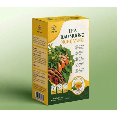 Trà Rau Mương Nghệ Vàng Mộc Tâm - góc nghiêng