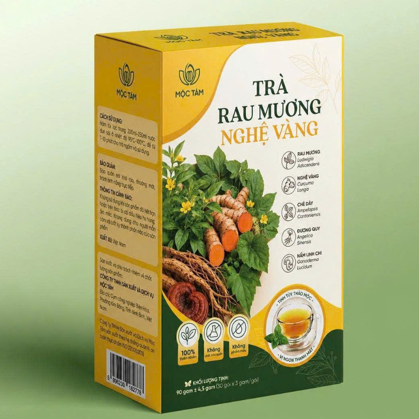 Trà Rau Mương Nghệ Vàng Mộc Tâm - ảnh sản phẩm